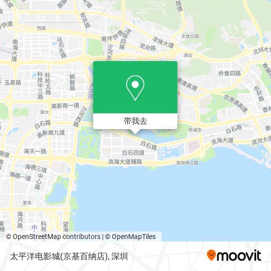 太平洋电影城(京基百纳店)地图