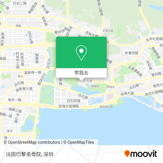 法国巴黎圣母院地图