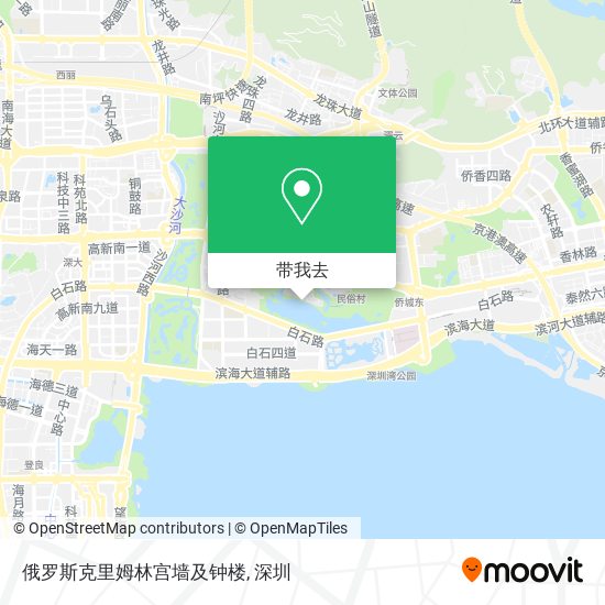 俄罗斯克里姆林宫墙及钟楼地图