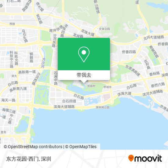 东方花园-西门地图