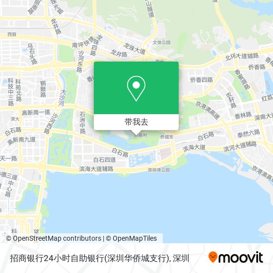 招商银行24小时自助银行(深圳华侨城支行)地图