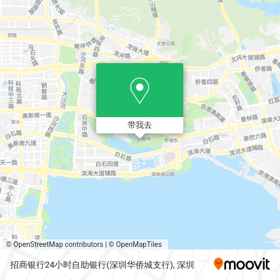 招商银行24小时自助银行(深圳华侨城支行)地图