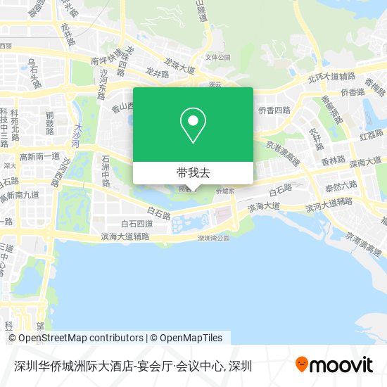 深圳华侨城洲际大酒店-宴会厅·会议中心地图