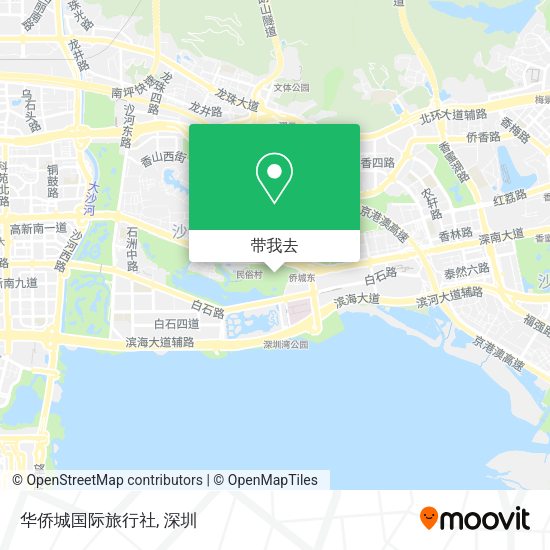 华侨城国际旅行社地图