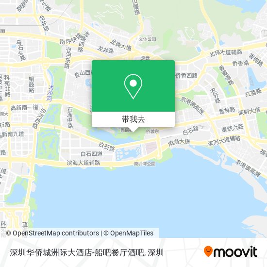 深圳华侨城洲际大酒店-船吧餐厅酒吧地图