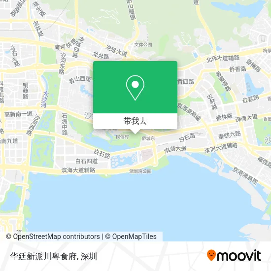 华廷新派川粤食府地图