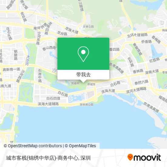 城市客栈(锦绣中华店)-商务中心地图