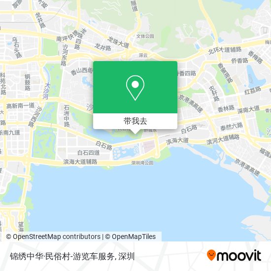 锦绣中华·民俗村-游览车服务地图