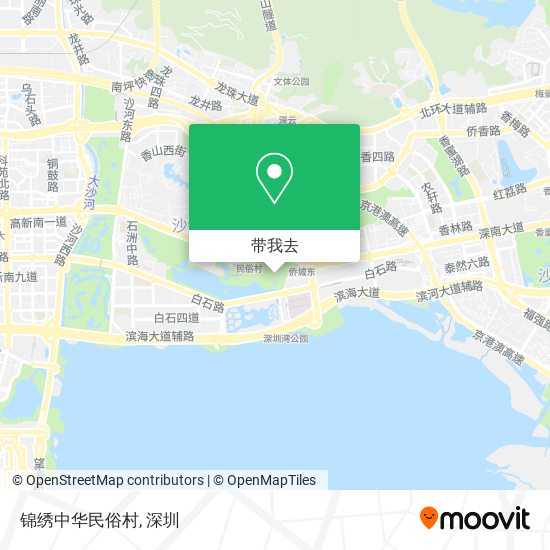 锦绣中华民俗村地图