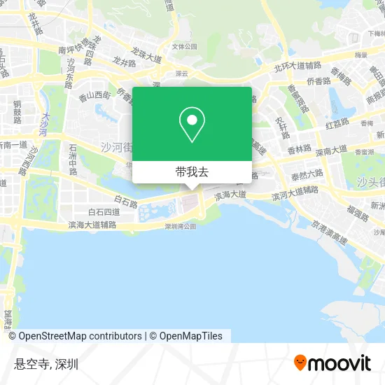 悬空寺地图