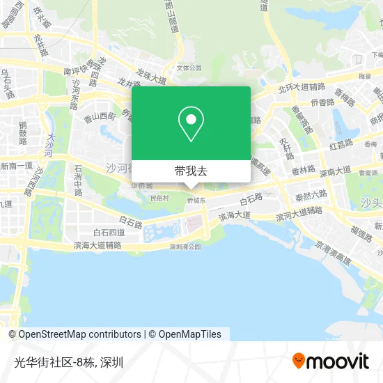 光华街社区-8栋地图