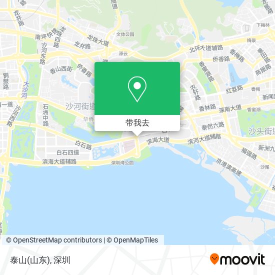 泰山(山东)地图