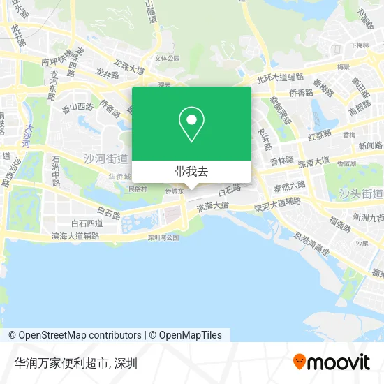 华润万家便利超市地图