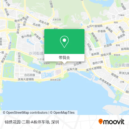 锦绣花园-二期-A栋停车场地图