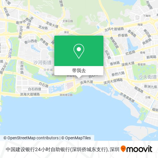 中国建设银行24小时自助银行(深圳侨城东支行)地图