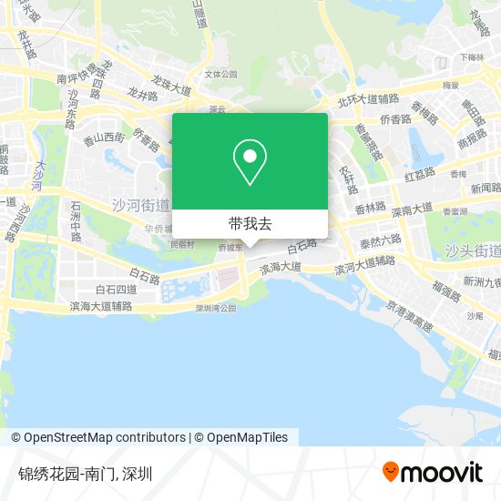 锦绣花园-南门地图