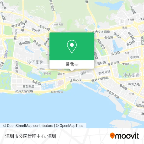 深圳市公园管理中心地图