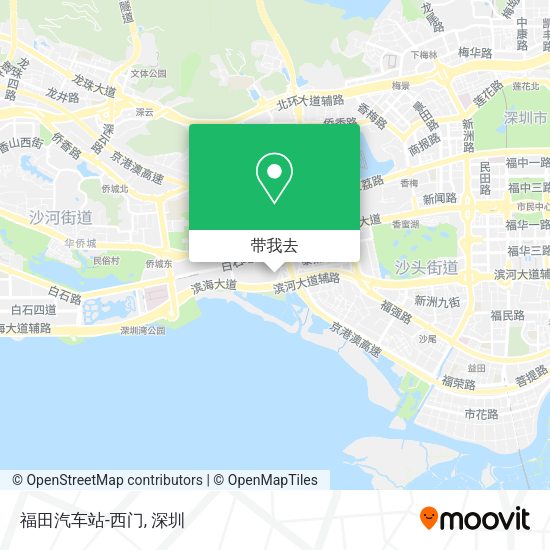 福田汽车站-西门地图
