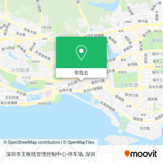 深圳市主枢纽管理控制中心-停车场地图