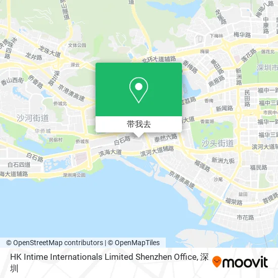 HK Intime Internationals Limited Shenzhen Office地图