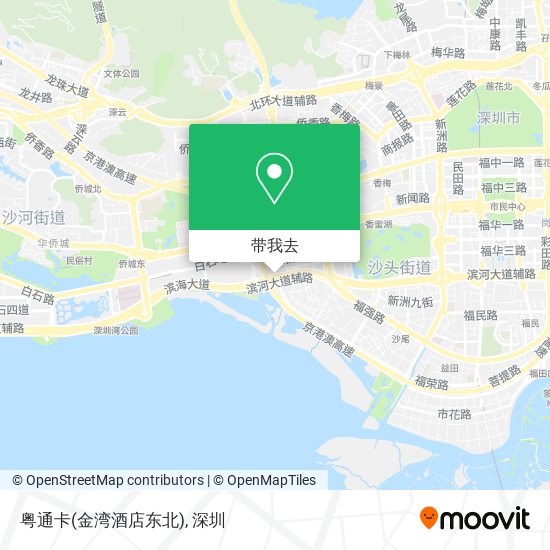 粤通卡(金湾酒店东北)地图