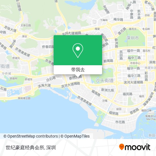 世纪豪庭经典会所地图