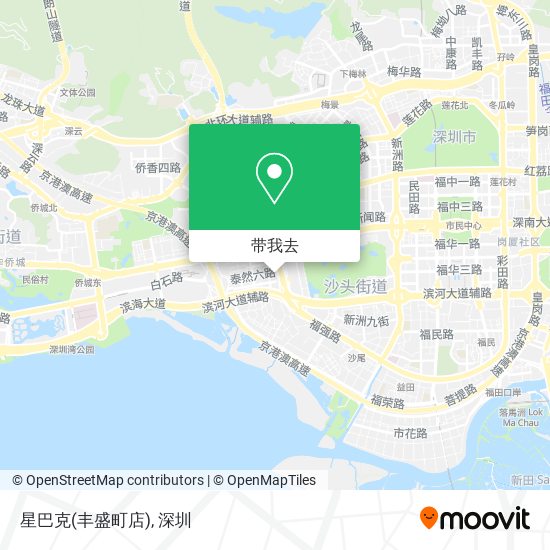 星巴克(丰盛町店)地图