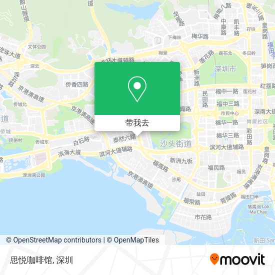 思悦咖啡馆地图