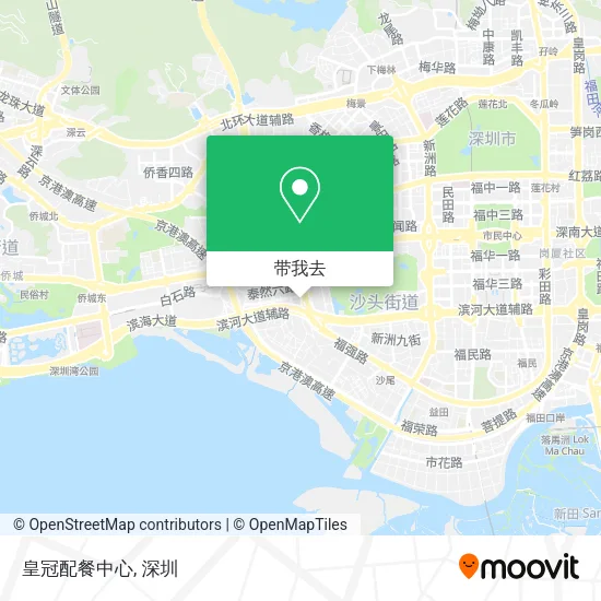 皇冠配餐中心地图