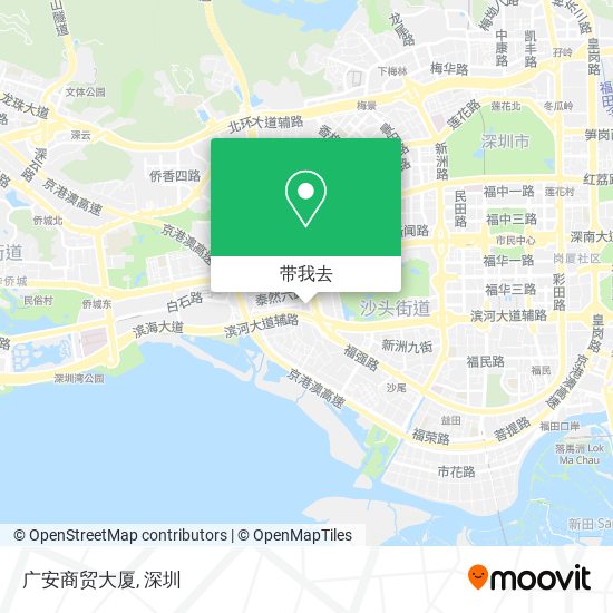 广安商贸大厦地图