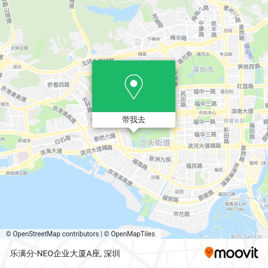 乐满分-NEO企业大厦A座地图
