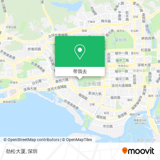 劲松大厦地图