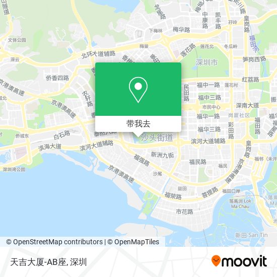 天吉大厦-AB座地图