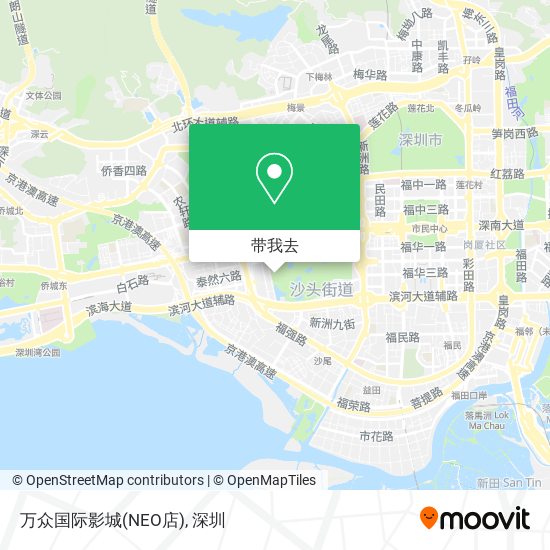 万众国际影城(NEO店)地图