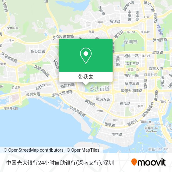 中国光大银行24小时自助银行(深南支行)地图