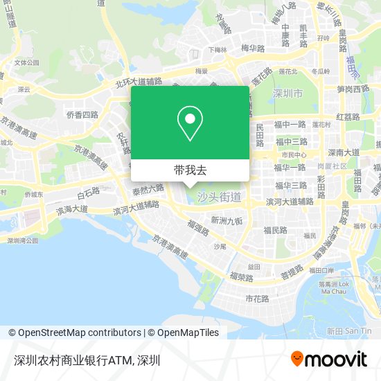 深圳农村商业银行ATM地图