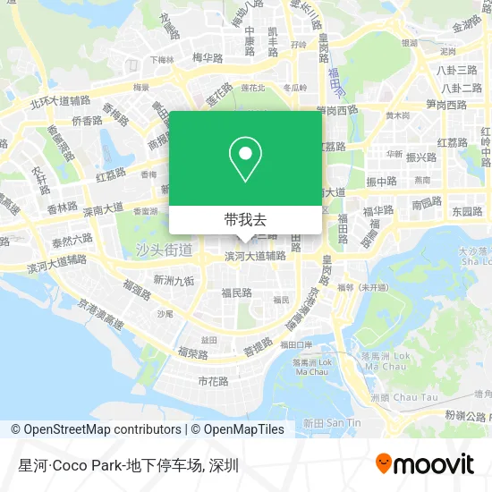 星河·Coco Park-地下停车场地图