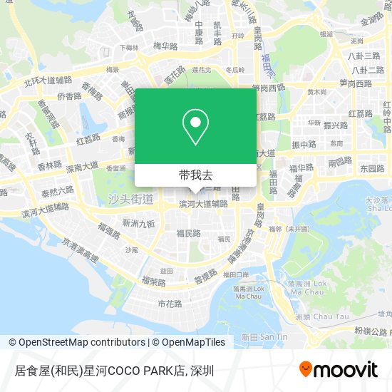 居食屋(和民)星河COCO PARK店地图