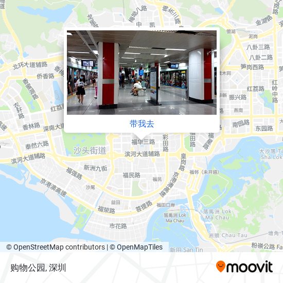 购物公园地图