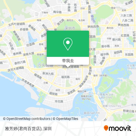 雅芳婷(君尚百货店)地图