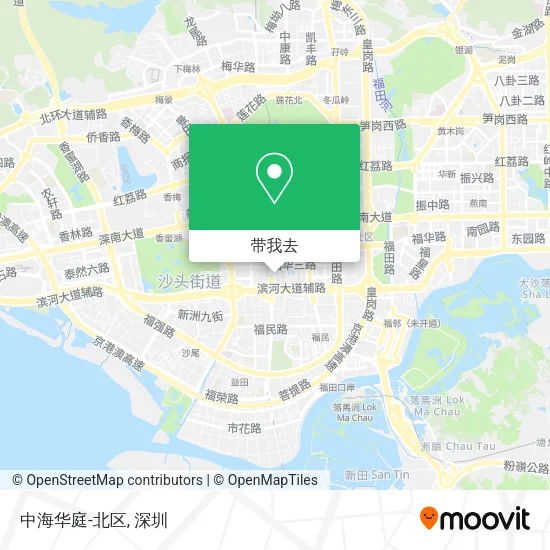 中海华庭-北区地图