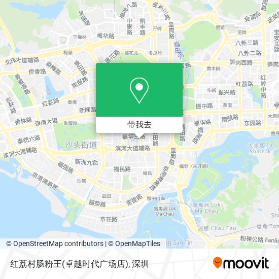 红荔村肠粉王(卓越时代广场店)地图
