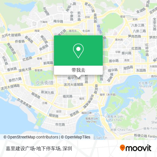 嘉里建设广场-地下停车场地图