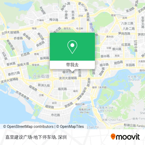 嘉里建设广场-地下停车场地图
