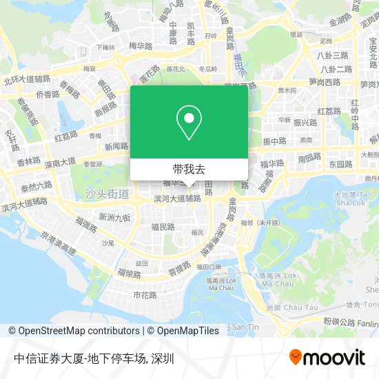 中信证券大厦-地下停车场地图