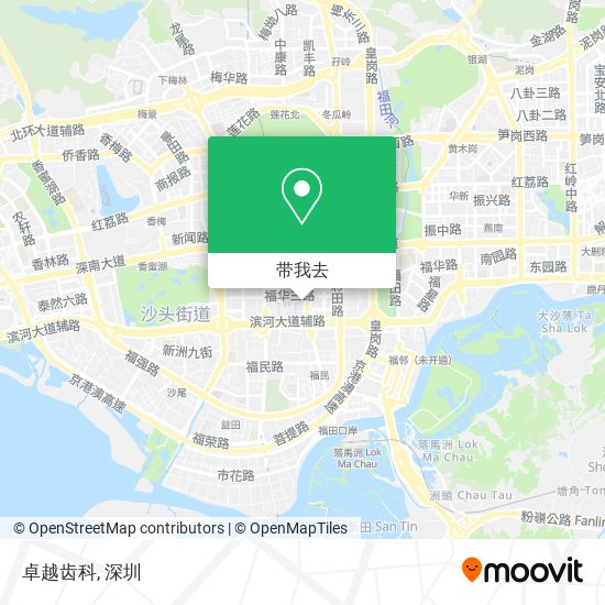 卓越齿科地图