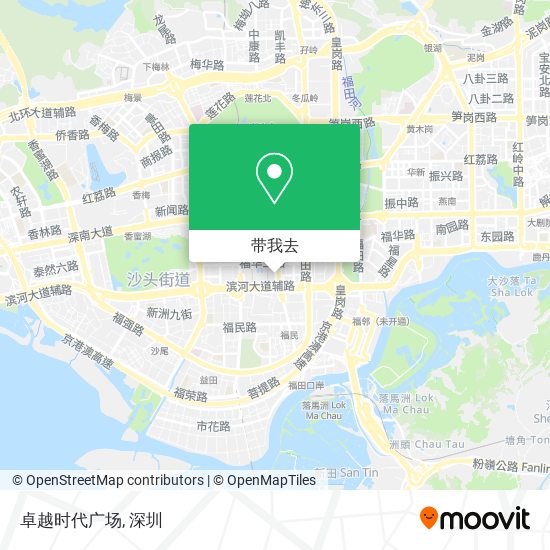 卓越时代广场地图