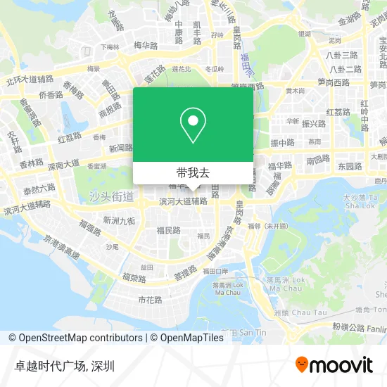 卓越时代广场地图
