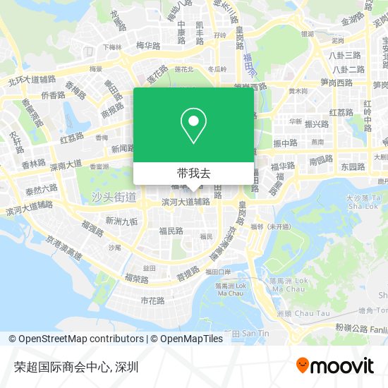 荣超国际商会中心地图