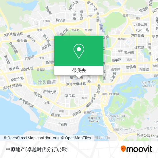 中原地产(卓越时代分行)地图